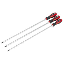 Load image into Gallery viewer, Sealey Screwdriver Set 3pc Hammer-Thru 450mm (Premier)