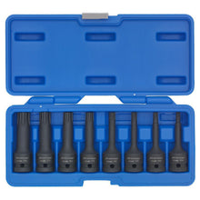 Load image into Gallery viewer, Sealey Impact TRX-Star* Socket Bit Set 8pc 1/2" Drive (Premier)