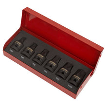 Load image into Gallery viewer, Sealey Impact TRX-Star* Socket Bit Set 6pc 1/2" Drive (Premier)