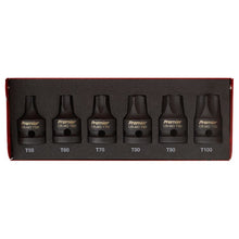 Load image into Gallery viewer, Sealey Impact TRX-Star* Socket Bit Set 6pc 1/2" Drive (Premier)