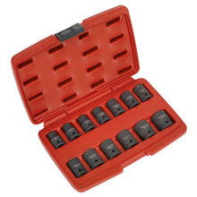 Load image into Gallery viewer, Sealey Impact Socket Set 13pc 1/2" Drive Total Drive (Premier)