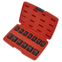 Load image into Gallery viewer, Sealey Impact Socket Set 13pc 1/2" Drive 12pt (Premier)