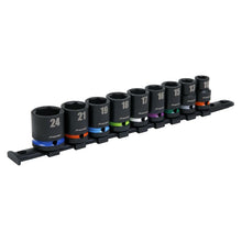 Load image into Gallery viewer, Sealey Impact Socket Set 9pc 1/2" Drive Metric (Premier)