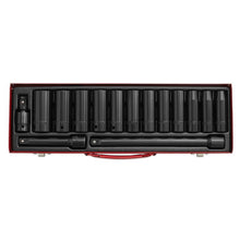 Load image into Gallery viewer, Sealey Impact Socket Set 15pc 1/2" Drive Deep Metric (Premier)