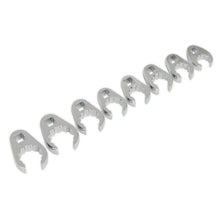 Load image into Gallery viewer, Sealey Crow's Foot Spanner Set 8pc 1/2" Drive - Metric (Premier)
