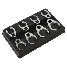 Load image into Gallery viewer, Sealey Crow's Foot Spanner Set 8pc 1/2" Drive - Metric (Premier)