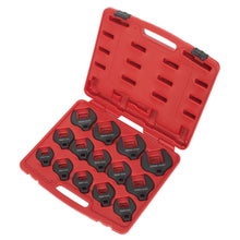 Load image into Gallery viewer, Sealey Crow's Foot Spanner Set 14pc 1/2" Drive - Metric (Premier)