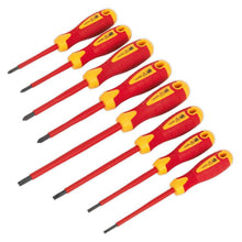 Load image into Gallery viewer, Sealey Screwdriver Set 8pc VDE Approved (Premier)