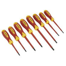 Load image into Gallery viewer, Sealey Screwdriver Set 8pc VDE Approved (Premier)