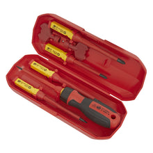 Load image into Gallery viewer, Sealey Screwdriver Set Interchangeable 8pc - VDE Approved (Premier)