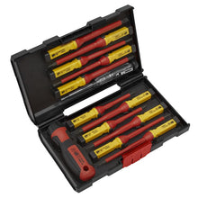 Load image into Gallery viewer, Sealey Screwdriver Set Interchangeable 13pc - VDE Approved (Premier)