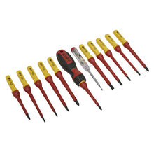 Load image into Gallery viewer, Sealey Screwdriver Set Interchangeable 13pc - VDE Approved (Premier)