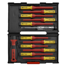 Load image into Gallery viewer, Sealey Screwdriver Set Interchangeable 13pc - VDE Approved (Premier)