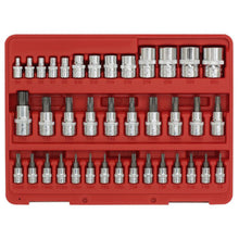 Load image into Gallery viewer, Sealey TRX-Star* Socket & Security Socket Bit Set 38pc 1/4", 3/8" & 1/2" Drive (Premier)