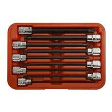 Load image into Gallery viewer, Sealey TRX-Star* Socket Bit Set 9pc 3/8" Drive 150mm (Premier)