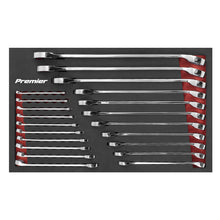 Load image into Gallery viewer, Sealey Combination Spanner Set 21pc (Premier)