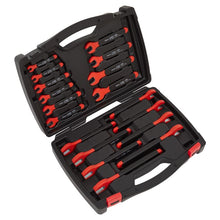 Load image into Gallery viewer, Sealey Insulated Open-End Spanner Set 18pc - VDE Approved (Premier)