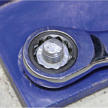 Load image into Gallery viewer, Sealey Double Ring Ratchet/Fixed Spanner Set 7pc Extra-Long Metric (Premier)