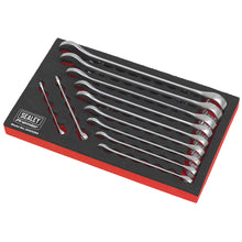Load image into Gallery viewer, Sealey Combination Spanner Set 11pc in Storage Tray - Imperial (Premier)