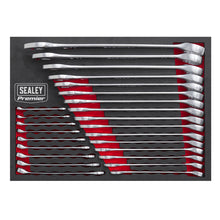 Load image into Gallery viewer, Sealey Combination Spanner Set 25pc in Storage Tray - Metric (Premier)