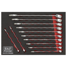 Load image into Gallery viewer, Sealey Combination Spanner Set 12pc in Storage Tray - Metric (Premier)