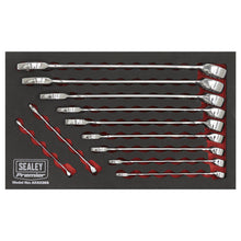 Load image into Gallery viewer, Sealey Combination Spanner Set 11pc Hardened/Tempered in Storage Tray - Imperial (Premier)
