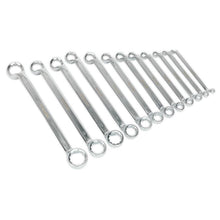 Load image into Gallery viewer, Sealey Offset Double End Ring Spanner Set 12pc Metric (Premier)