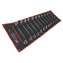 Load image into Gallery viewer, Sealey Offset Double End Ring Spanner Set 12pc Metric (Premier)
