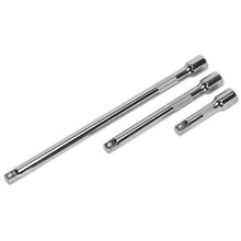Load image into Gallery viewer, Sealey Extension Bar Set 3pc 3/8" Drive (Premier)