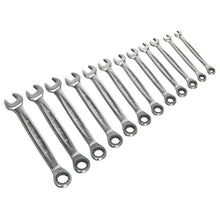 Load image into Gallery viewer, Sealey Ratchet Combination Spanner Set 12pc Metric Platinum Series (Premier)