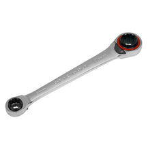 Load image into Gallery viewer, Sealey Ratchet Ring Spanner 4-in-1 Reversible Metric Platinum Series (Premier)