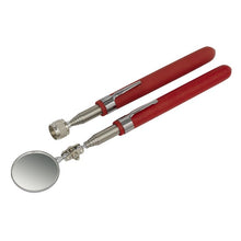 Load image into Gallery viewer, Sealey Telescopic Magnetic Pick-Up & Mirror Set 2pc (Premier)