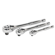 Load image into Gallery viewer, Sealey Ratchet Wrench Set 3pc Pear-Head Flip Reverse (Premier)