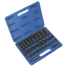 Load image into Gallery viewer, Sealey Impact Socket Set 32pc Standard/Deep 3/8" & 1/2" Drive Metric/Imperial (Premier)