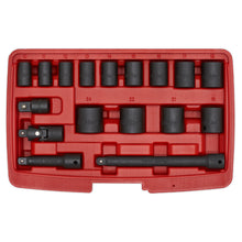 Load image into Gallery viewer, Sealey Impact Socket Set 17pc 3/8" Drive Metric (Premier)