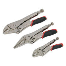 Load image into Gallery viewer, Sealey Locking Pliers Set 3pc Quick Release (Premier)