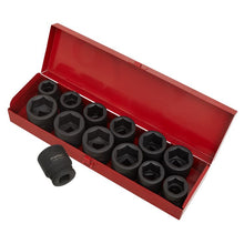 Load image into Gallery viewer, Sealey Impact Socket Set 13pc 3/4" Drive Metric/Imperial (Premier)