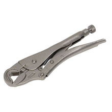 Load image into Gallery viewer, Sealey Locking Pliers Round Jaws 235mm 0-50mm Capacity (Premier)
