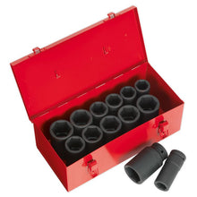 Load image into Gallery viewer, Sealey Impact Socket Set 13pc 3/4" Drive Deep Metric/Imperial (Premier)