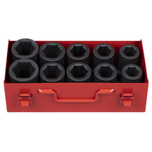 Load image into Gallery viewer, Sealey Impact Socket Set 10pc 1" Drive Deep Metric/Imperial (Premier)