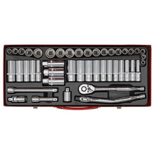 Load image into Gallery viewer, Sealey Socket Set 45pc 3/8" Drive 6pt WallDrive - Metric/Imperial (Premier)
