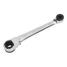 Load image into Gallery viewer, Sealey Ratchet Spanner Reversible 1/4" Hex x 10mm Hex (Premier)