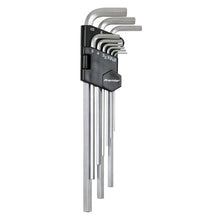Load image into Gallery viewer, Sealey Hex Key Set 9pc Extra-Long - Metric (Premier)