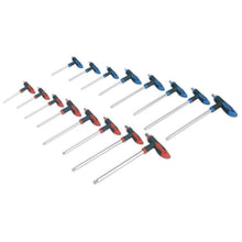 Load image into Gallery viewer, Sealey T-Handle TRX-Star* & Hex Key Set 16pc (Premier)
