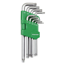 Load image into Gallery viewer, Sealey Security TRX-Star* Key Set 9pc Long (Premier)