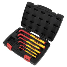 Load image into Gallery viewer, Sealey Hex Key Set 6pc Extra-Long VDE (Premier)