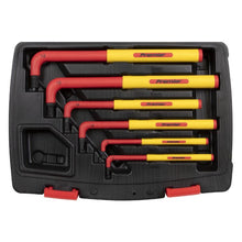 Load image into Gallery viewer, Sealey Hex Key Set 6pc Extra-Long VDE (Premier)