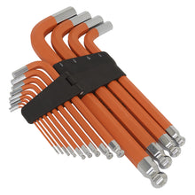 Load image into Gallery viewer, Sealey Jumbo Ball-End Hex Key Set 13pc Anti-Slip - Imperial (Premier)