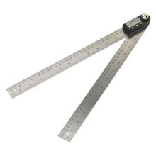 Load image into Gallery viewer, Sealey Digital Angle Rule 300mm (12")