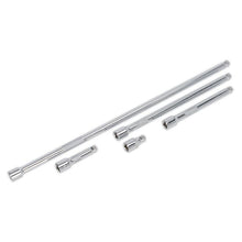 Load image into Gallery viewer, Sealey Wobble Extension Bar Set 5pc 3/8" Drive (Premier)